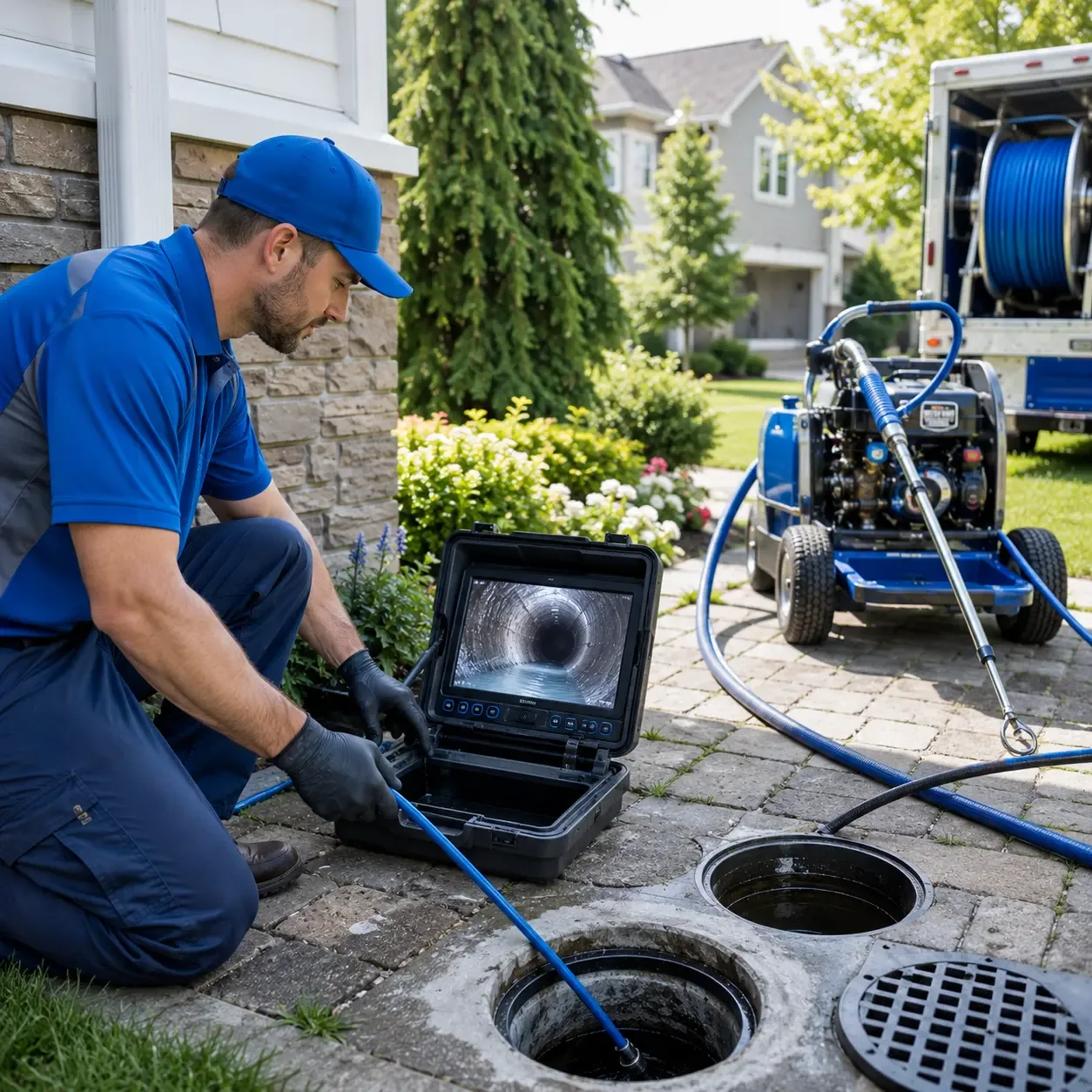 Outdoor drain cleaning professionals serving South Jamesport, NY